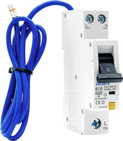 BG Compact Rcbo, Type Ac, B Curve, 10A - CUCRB10