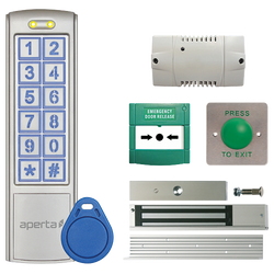 ESP Aperta Door Access Kit With Mushroom Exit Button - EZTAG3PROM