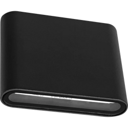 Lueceo 10W Low Profile Integrated LED Wall Light - Slate Grey - LEXD8FUDG3