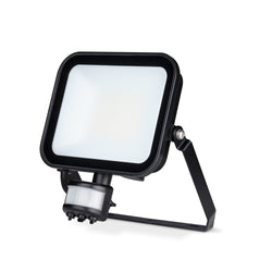 JCC NiteFlood 50W Floodlight with PIR 4000K - Black - JC091008