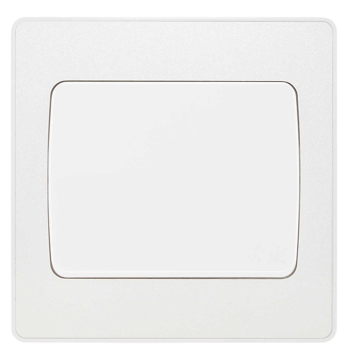 BG Evolve Pearl White Single Light Switch 20A 16AX 2 Way Wide Rocker ...