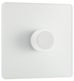 BG Evolve Pearl White Trailing Edge LED 200W Single Dimmer Switch 2-Way Push On/Off - PCDCL81W