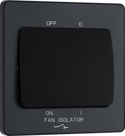 BG Evolve Matt Grey Fan Isolator Switch 10A Triple Pole - PCDMG15B