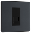 BG Evolve Matt Grey Single Master Telephone Socket - PCDMGBTM1B