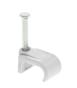 UniCrimp Q-CRIMP Clear Cable Clips for 3 x 5mm Speaker Cable (Pack of 100) QFC2