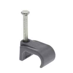 UniCrimp 4-6mm T&E Cable Clips Grey (Pack of 100) - QFC6