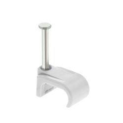 UniCrimp Q-CRIMP White Cable Clips for 4-6mm T&E Cable (Pack of 100) QFWC6