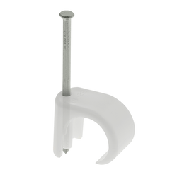 UniCrimp Q-CRIMP Clear Cable Clips For 2-3mm Round Cable (Pack of 100) QRC1