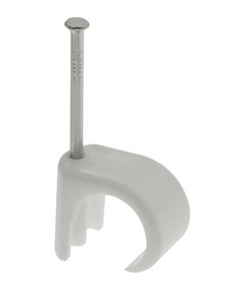UniCrimp Q-CRIMP Clear Cable Clips for 5-7mm Round Cable (Pack of 100) QRC5