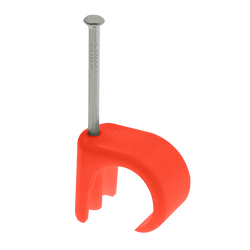 UniCrimp 7-10mm Round Cable Clips Red (Pack of 100) - QRC9