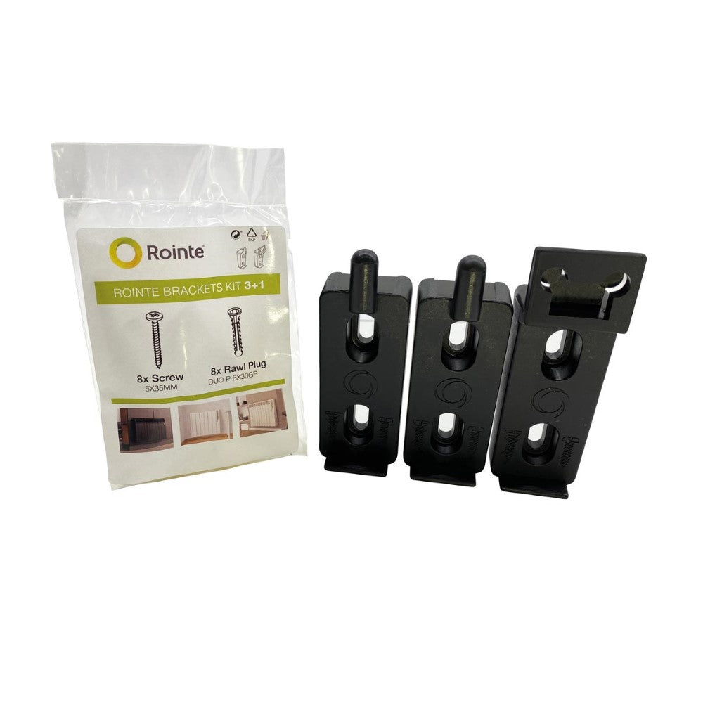 Rointe Radiator Mounting Kit 3-11 Elements Black - RSIRB01 ...