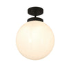 Forum Porto G9 Semi-Flush Wall Lamp - Matt Black - SPA-31309-MBLK