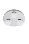 Forum Lighting Amalfi 3 Light LED Bathroom Flush Ceiling Light Chrome - SPA-31736-CHR