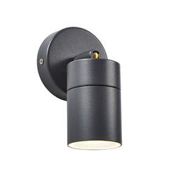 Forum Leto Adjustable Single GU10 Spotlight IP65, Anthracite - ZN-26536-ANTH-65