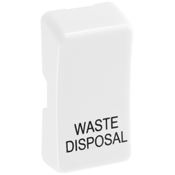 BG Evolve Grid Rocker Printed (WASTE DISPOSAL) - White - RRWDISPCDW