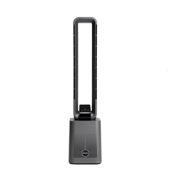 Devola Bladeless Tower Fan With Carbon Air Filter, 12 Speeds & Remote In Grey - DVBAM07 - Return Unit