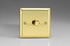 Varilight 1-Gang 2-Way Push-On/Off Rotary LED Dimmer 1 x 0-120W - JVP401