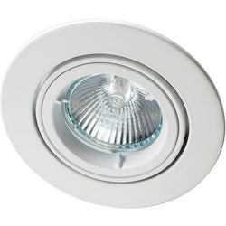Robus Adjustable GU/GZ10 IP20 Non-Integrated Downlight White - R208SC-01