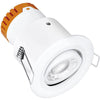 Aurora Enlite 8W Matt White Adjustable Dimmable Integrated Downlight Warm White - EN-DE82MW/30