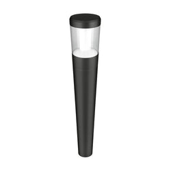 Ledvance 12W LED Outdoor Bollard Lantern 90cm Grey IP54 Warm White - OBL930A-074873