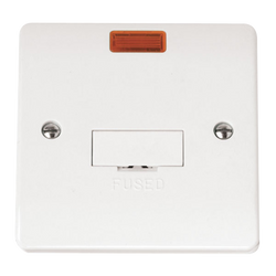 Click Scolmore Mode 13A Un-Switched Fused Spur Polar White - CMA653
