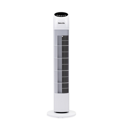 Devola 45W 3 Speed 33-inch Tower Fan With Remote - White - DV33TFWH - Return Unit