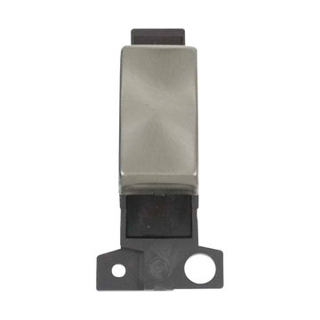 Click Scolmore MiniGrid 10A 3 Position Switch Ingot Module Satin Chrome - MD070SC