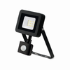 JCC 10W LED Floodlight with PIR IP65 Manual Override Alu 4000K Black - JC090001