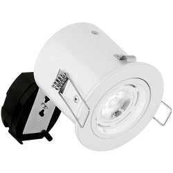 Aurora Adjustable IP20 GU10 Non-Integrated Downlight Satin Nickel- AU-DLM902SN