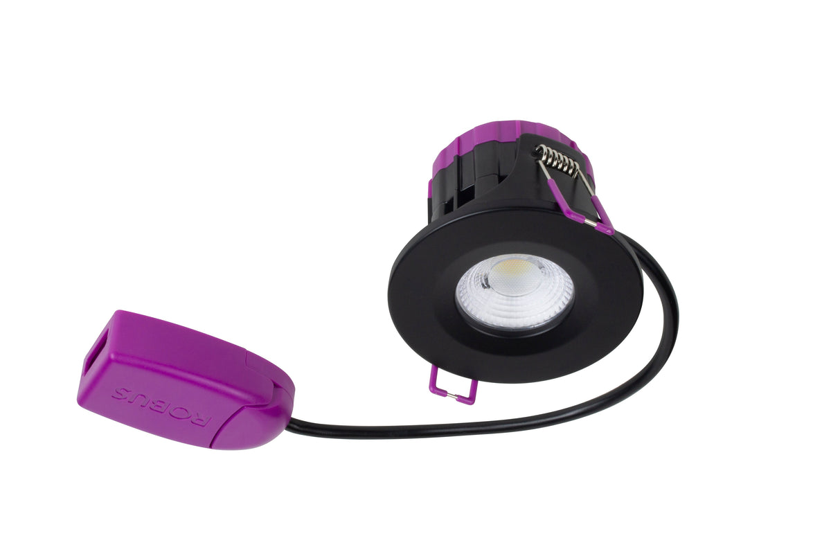Robus R6led3 Robus Ultimum 5W Integrated LED IP65 Fire Rated Downlight Colour Selec