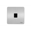 Schneider USFP Single RJ45 Data Socket Black Insert Stainless Steel - GU7471BSS