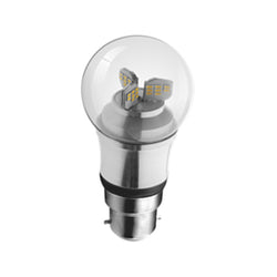 Kosnic 5.5W KTC LED BC/B22 Golf Ball Warm White - KDIM5.5GLF/B22-SLV-N27