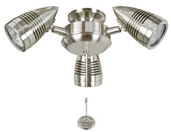 Fantasia Sorrento Ceiling Fan Halogen Lighting - Brushed Nickel - 220473