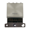 Click Scolmore MiniGrid 20A Double-Pole Ingot Fridge Switch Satin Chrome - MD022SC-FD