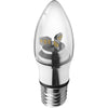 Kosnic 4W LED ES/E27 Candle Warm White - KDIM04CND/E27-SLV-N27