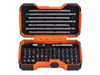 Bahco 59/S54BC Colour Coded Screwdriver  Bit Set (54pc) - BAH59S54BC