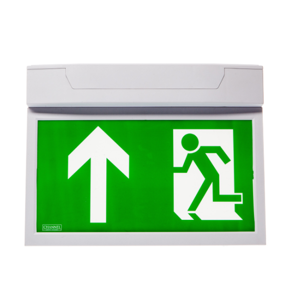 Channel Smarter Safety Camber Surface Emergency Exit Sign Maintained S ...