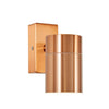 Forum Leto Fixed Wall GU10 Downlight IP44 - Copper - ZN-37940-COP