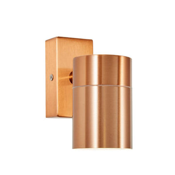 Forum Leto Fixed Wall GU10 Downlight IP44 - Copper - ZN-37940-COP