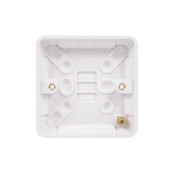 Schneider Lisse 1 gang 16mm surface pattress - GGBL9116