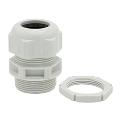 Wiska SPRINT GLP32 Grey Nylon Dome Top Cable Gland With Locknut IP68 32mm - 13mm - 21mm - 99708  (10 Pack)