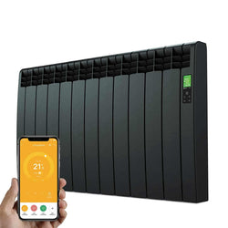 Rointe 1210W Delta D Series Graphite Electric Radiator 11 Elements - DIB1210RAD