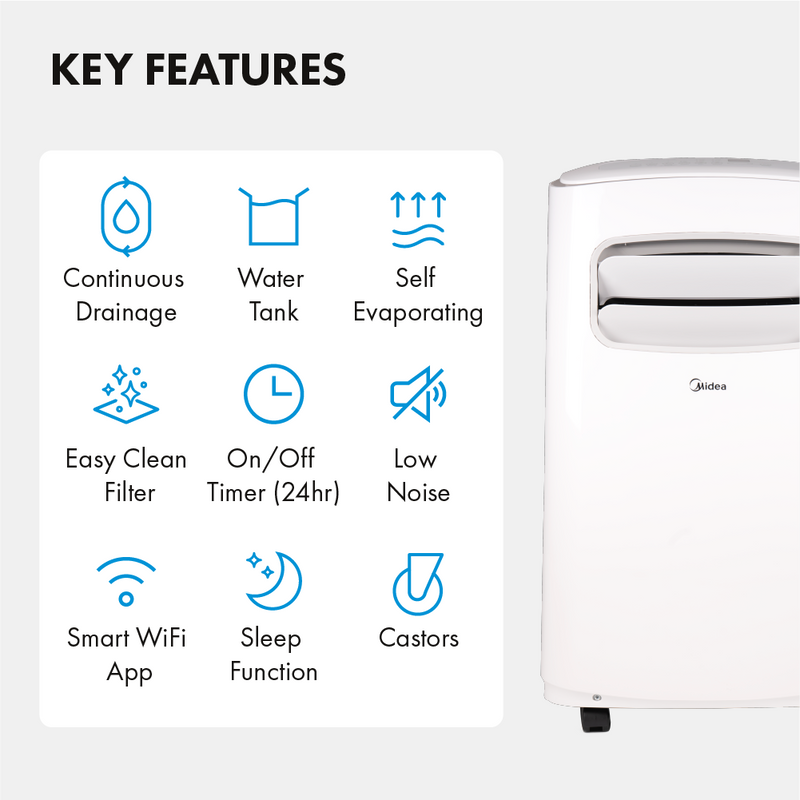 Midea portable aircond cheap
