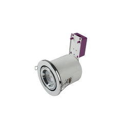 Robus Starling 50W Mains Voltage Die Cast Fire Rated Downlight, Ip20, 106MM, Chrome, Dimmable, Directional - RSF208-03