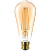 Philips CLA 7W LED BC B22 Squirrel Cage Globe Amber Warm White Dimmable - 58107
