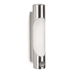 Philips Ecomoods 1x11W Bamboo Outdoor Wall Lantern Inox Stainless Steel - 163404716