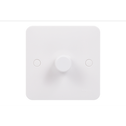 Schneider LWM 1G 2W Universal 400W/VA Dimmer - White - GGBL6012CS