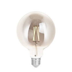 4Lite WiZ Connected SMART LED WiFi Filament Bulb GLOBE Clear Smoky - 4L1-8019