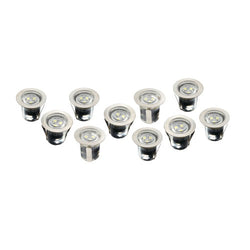 Robus SMD Version IP68 Circular 10 Fittings Kit - Blue (3 Leds) - R3LED10S-07