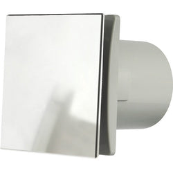 Manrose DECO150SC 150mm (6inch.) Bathroom Extractror Fan with Aluminium Front Cover - Return Unit